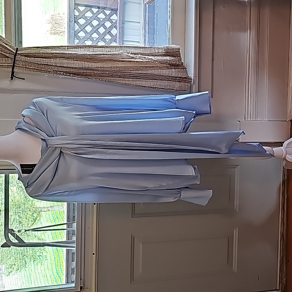 NWT INC International concepts light blue blouse in size Large. - Picture 1 of 6